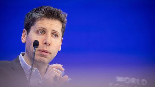 Sam Altman, CEO y cofundador de Open AI, durante un encuentro en el Foro Económico Mundial 2024