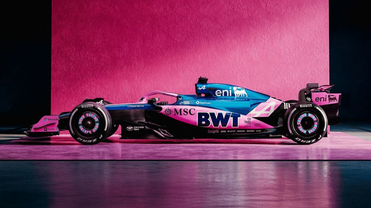 Livery especial del A525 de Alpine para el GP de Las Vegas 2025