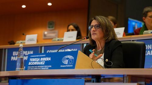 Teresa Ribera, vicepresidenta de la Comisión