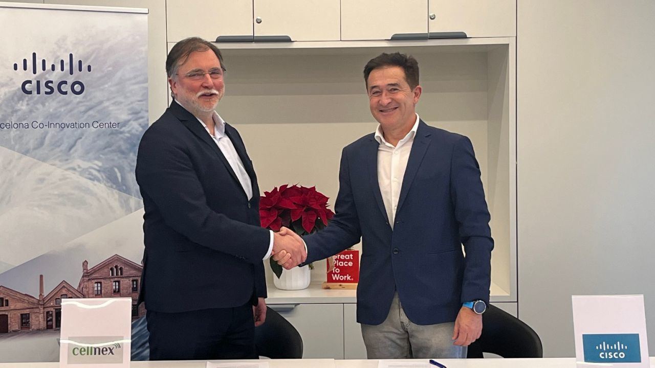 Alfonso Álvarez (Cellnex) y Andreu Vilamitjana (Cisco)