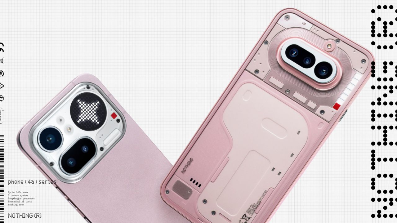 Nothing Phone (4a) Pro (izquierda) y Nothing Phone (4a) (derecha)