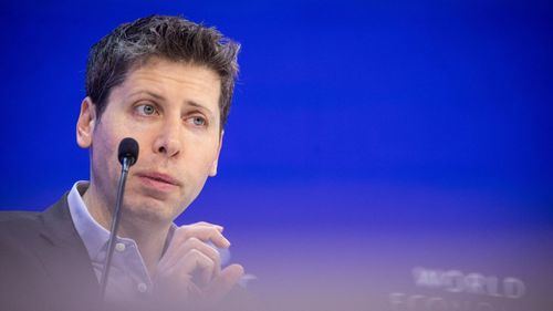 Sam Altman, CEO y cofundador de Open AI, durante un encuentro en el Foro Económico Mundial 2024