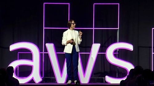 Suzana Curic, directora general de AWS en España y Portugal, durante su intervención en el AWS Summit Madrid 2026