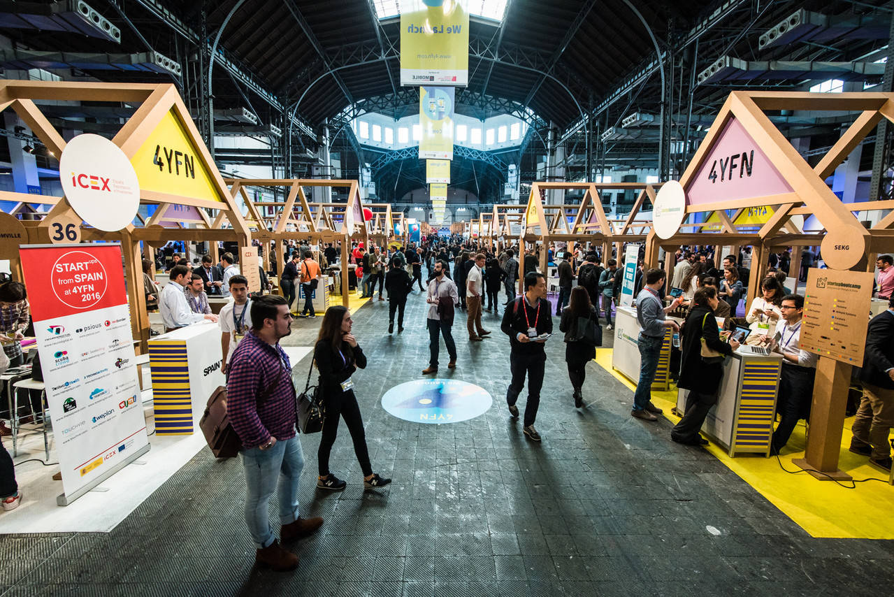 Interior de la feria 4YFN