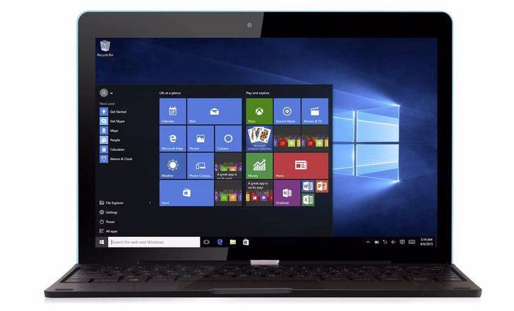 HaierPad W1015A con Windows 10