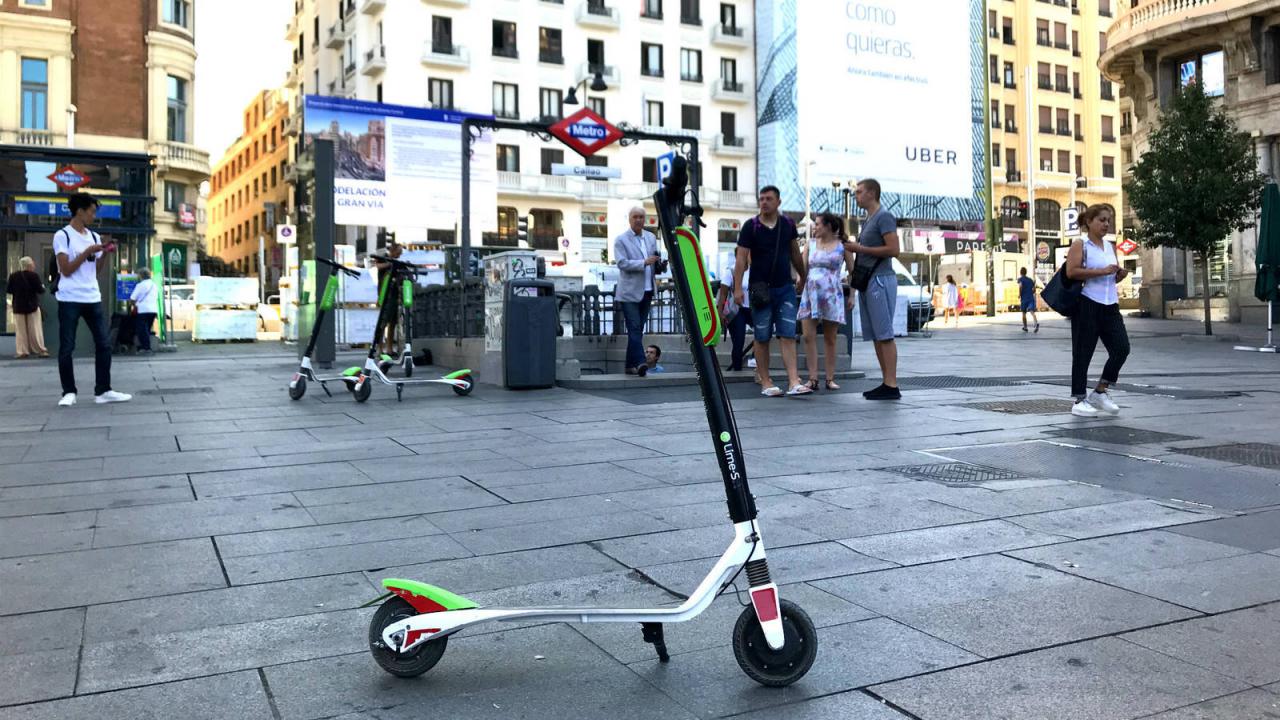 Los patinetes eléctricos de Madrid no alcanzan las 10.000 licencias previstas