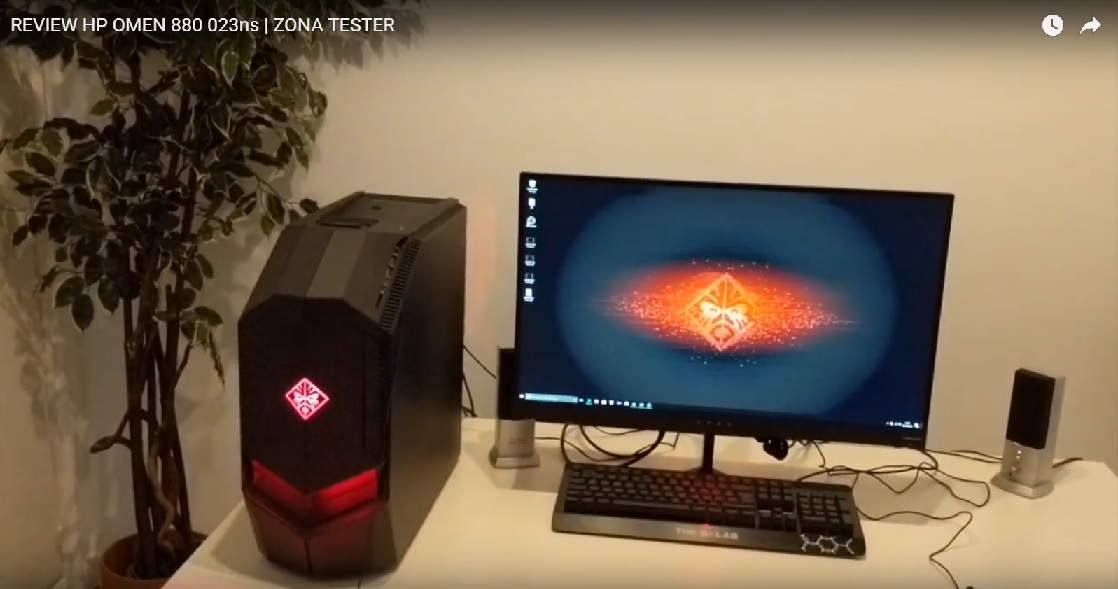 HP Omen 880 023ns en Zonatester