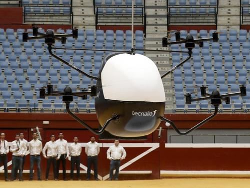 Se presenta el primer taxi volador sin piloto desarrollado en España