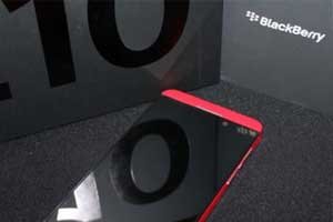 Blackberry Z10 en color rojo