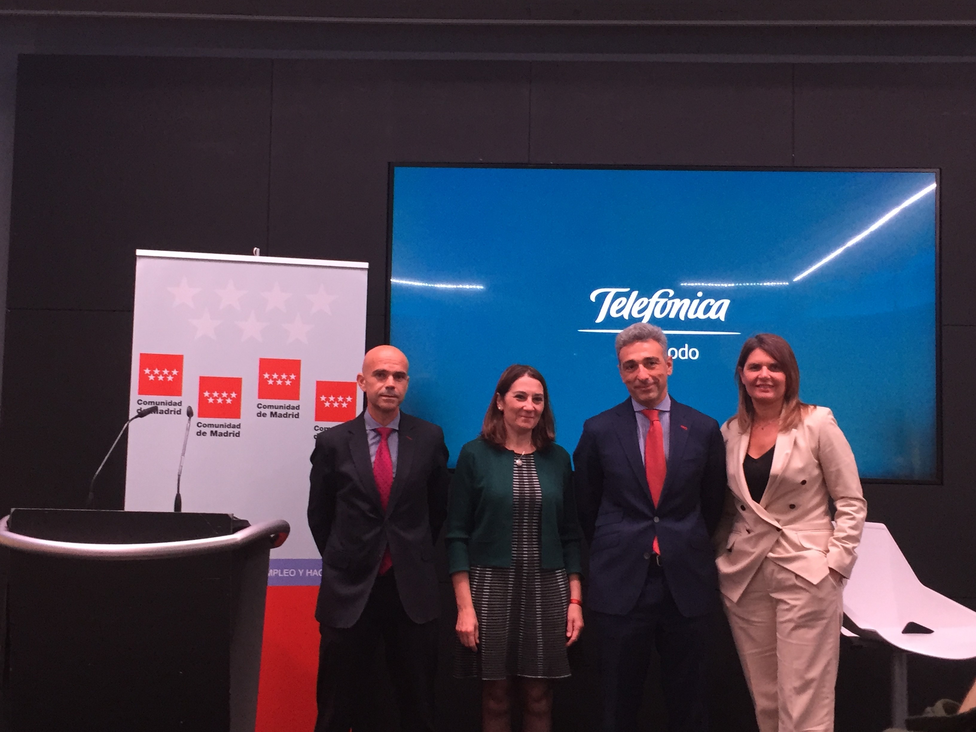 Telefónica y la Comunidad de Madrid firman el primer protocolo para impulsar la transformación digital de las pymes madrileñas
 