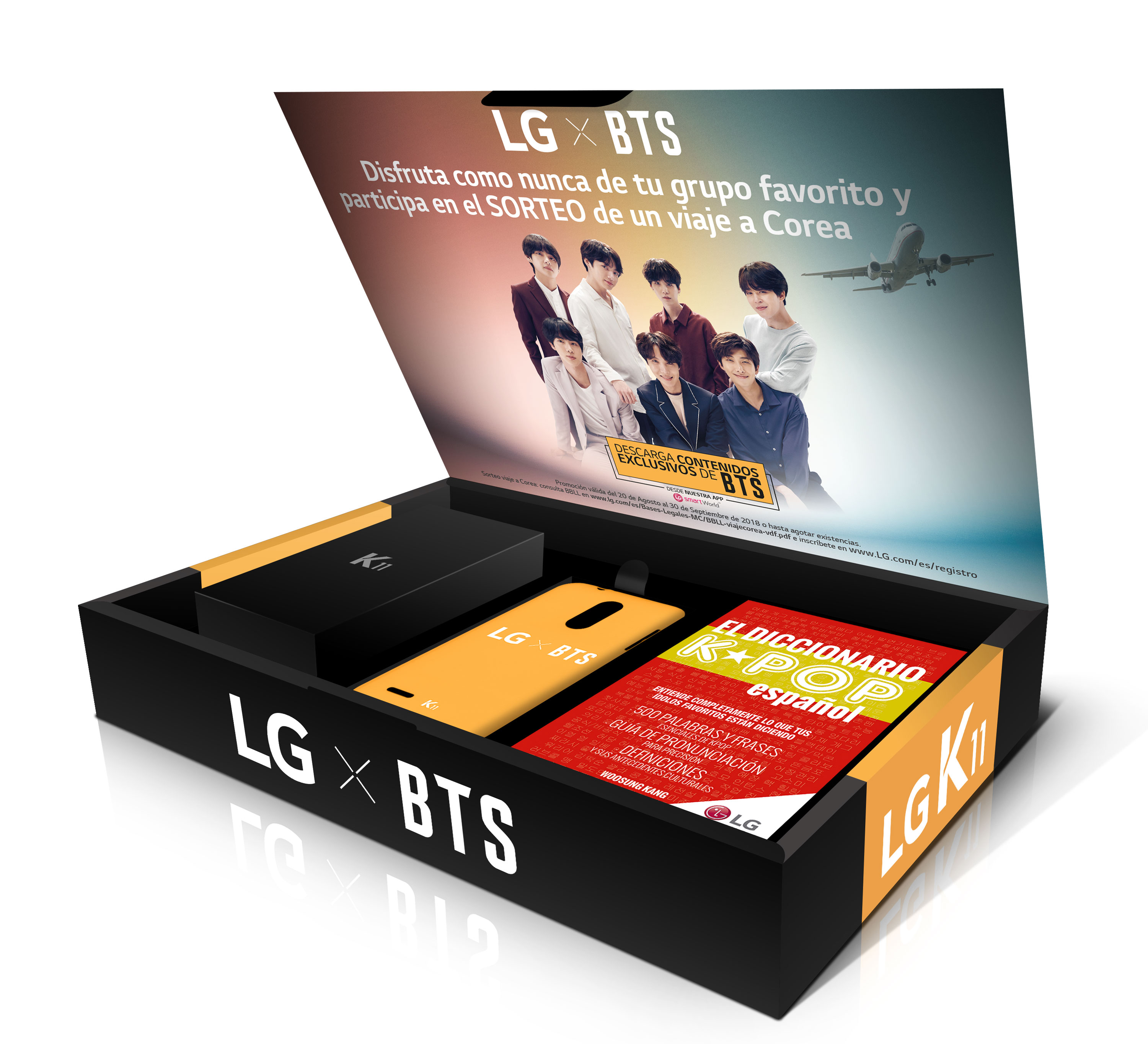 Vodafone presenta la versión del LG K11 con contenido exclusivo del grupo BTS
 