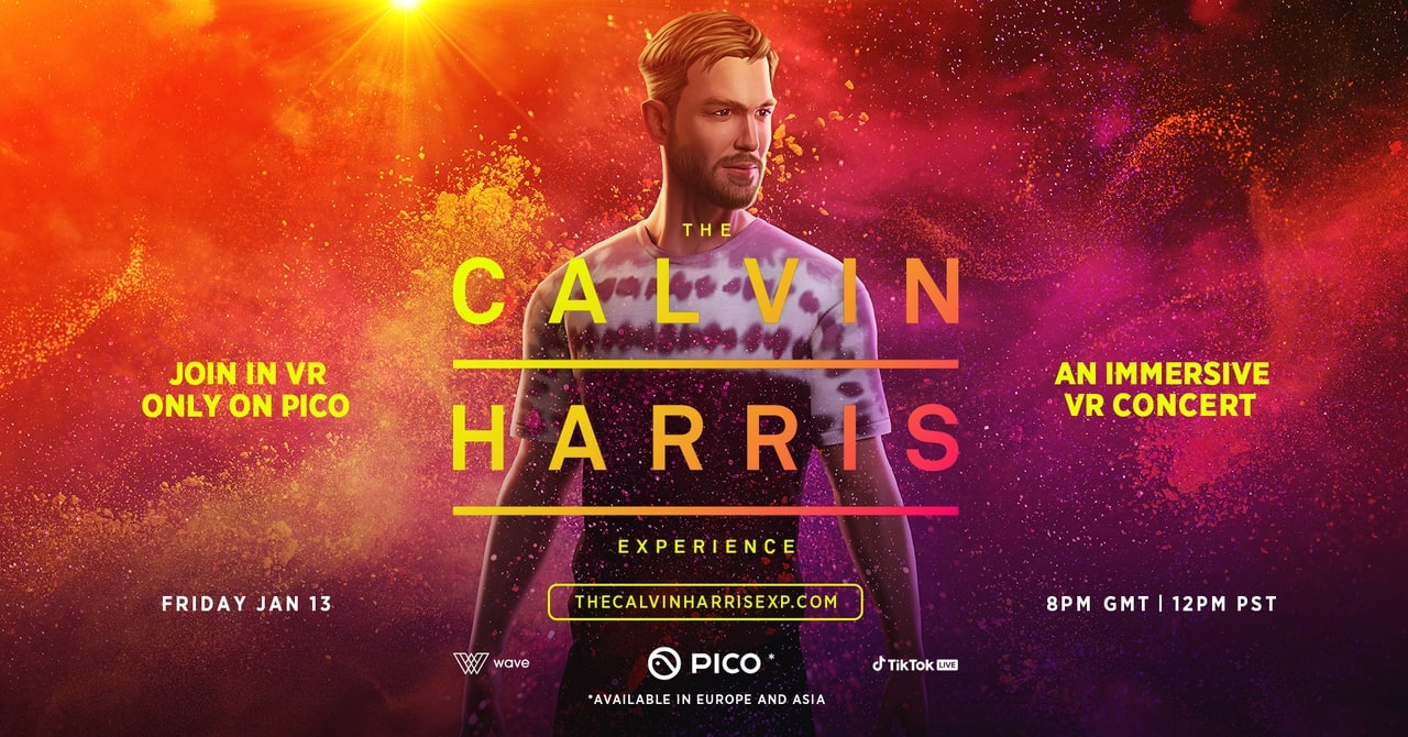 Calvin Harris celebra en TikTok su primer concierto virtual, con el público como avatares