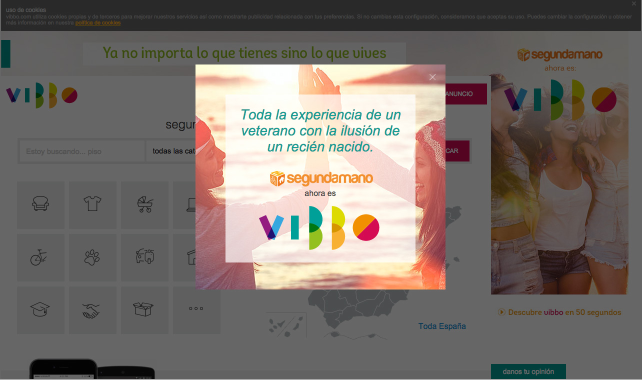 Segundamano.es desaparece y se Vibbo Zonamovilidad.es