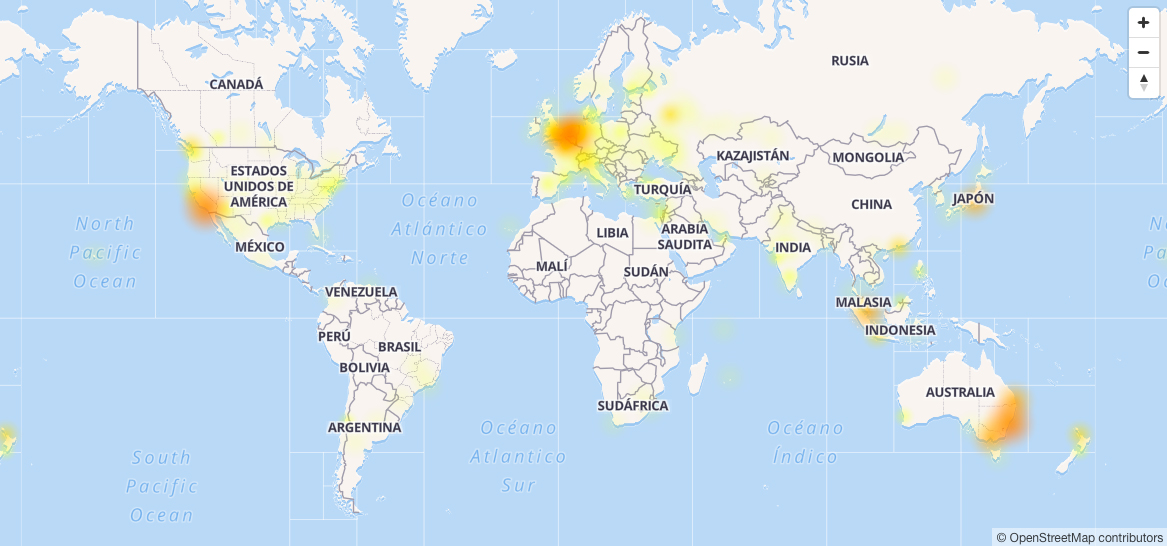 Instagram sufre una caída a nivel mundial
 