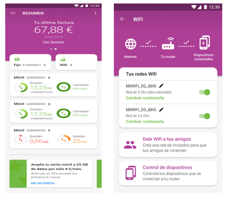Yoigo renueva la app Mi Yoigo y permite a sus clientes gestionar el WiFi de casa desde el móvil