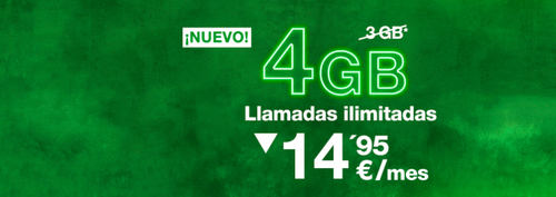 Amena lanza una nueva tarifa por 14,95 euros al mes con llamadas y SMS ilimitados y 3GB de datos
 