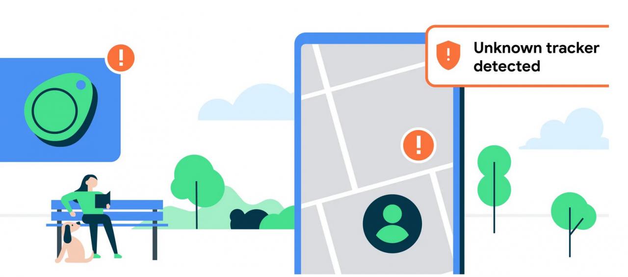 Las notificaciones de rastreadores desconocidos en Android pueden brindar seguridad