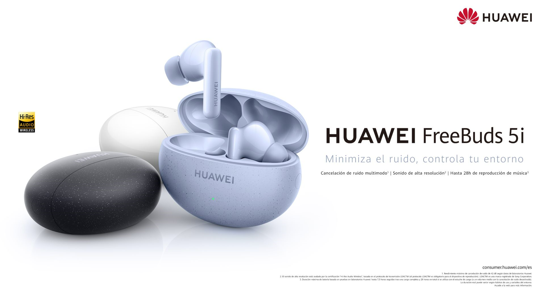 Huawei revoluciona la experiencia de sonido con sus nuevos FreeBuds 5i