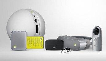 LG presenta los amigos del LG G5, desde un robot hasta unas gafas de realidad virtual