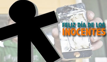 La inocentada del día: Ningún herido de pezón, ni estallido de iPhone