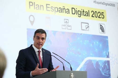 Sánchez movilizará una inversión pública y privada de 70.000 millones de euros en digitalización para 2020-2022