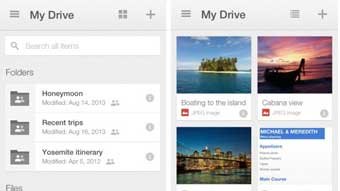 Google Drive se actualiza para iOS