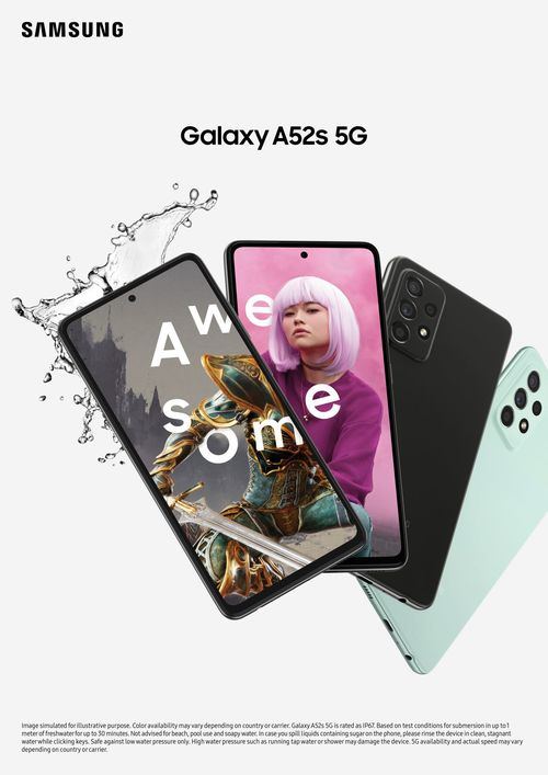 Samsung presenta el nuevo A52s 5G, la renovación de su modelo más vendido
