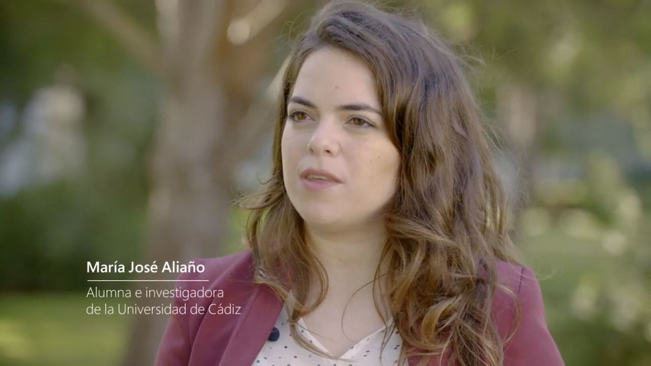 María José Aliaño González, ganadora del premio #AceleradoraDeIdeas de Microsoft Store