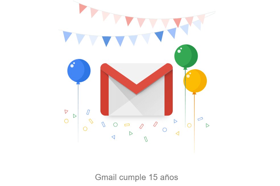 Gmail celebra 15 años e incorpora nuevas funciones