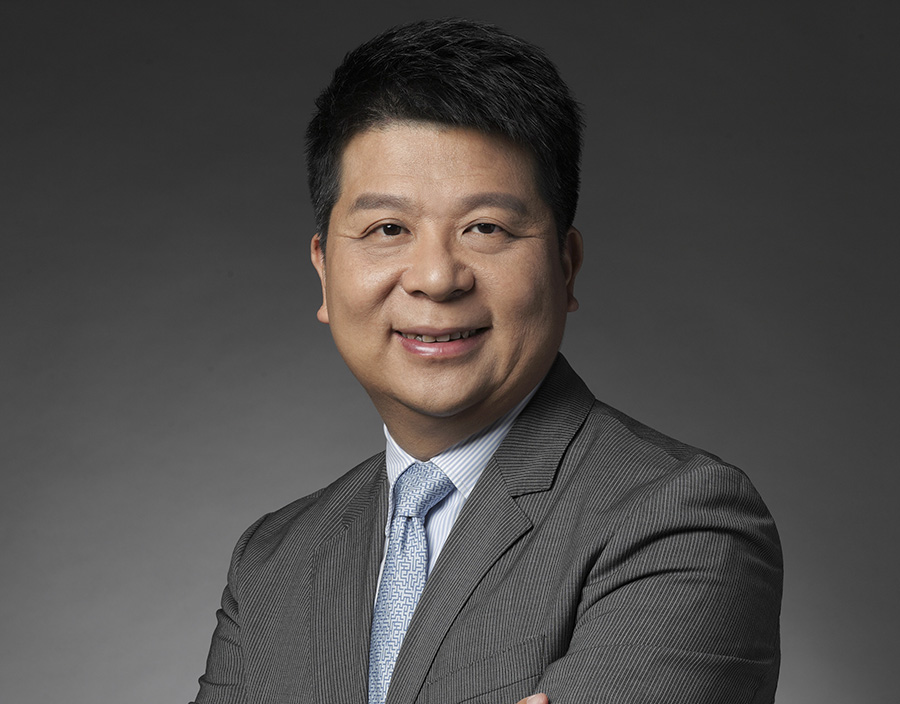 Guo Ping, vicepresidente y CEO rotatorio de Huawei.