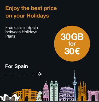 Orange lanza la tarifa prepago Holidays Spain para turistas