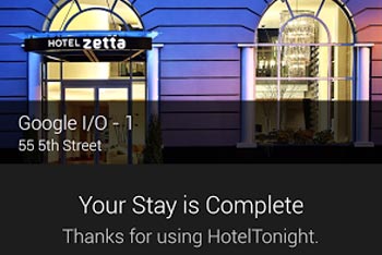 HotelTonight presenta en la Google I/O 2014 las reservas de habitación del futuro
