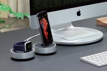 Hoverdock de Just Mobile, base de carga para iPhone y Apple Watch