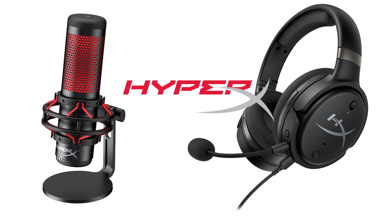El micrófono HyperX Quadcast y los auriculares HyperX Cloud Orbit presentados en el CES 2019