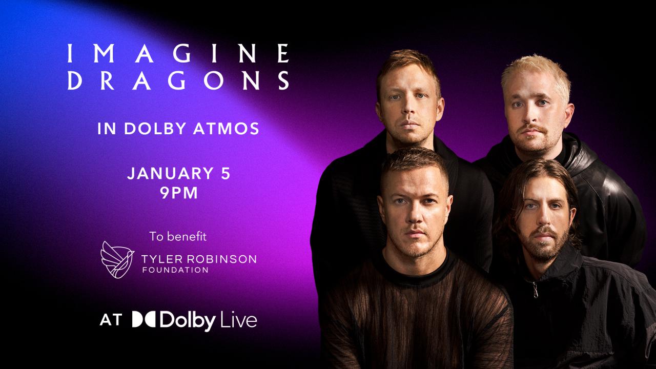 Dolby se une a Imagine Dragons para celebrar un concierto con su tecnología para inaugurar el CES 2023