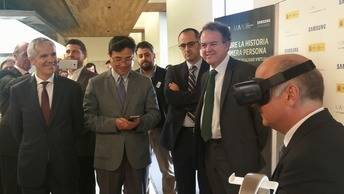 Benzo Sainz agradece a Samsung públicamente el proyecto VR del MAN