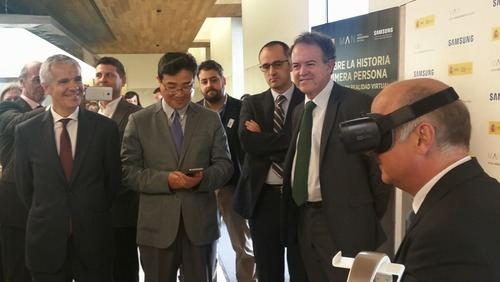 Benzo Sainz agradece a Samsung públicamente el proyecto VR del MAN