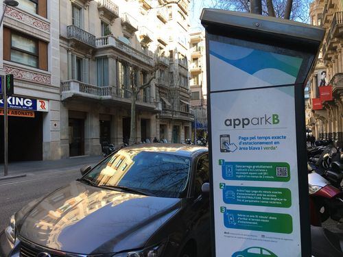 Barcelona, pionera en España en ofrecer un sistema de ayuda a búsqueda de aparcamiento
