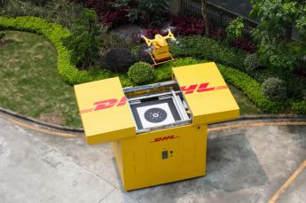 DHL Express presenta su primer servicio de entrega con drones urbanos, inteligentes y automatizados