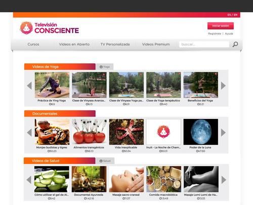Televisión Consciente, la plataforma de vídeos online para el desarrollo personal y la vida saludable
