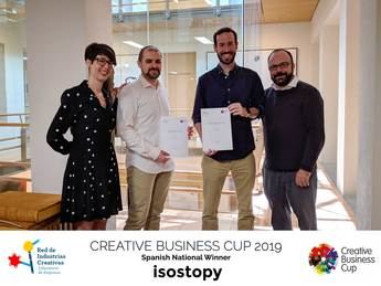 La startup Isostopy representará a España en la Creative Business Cup 2019