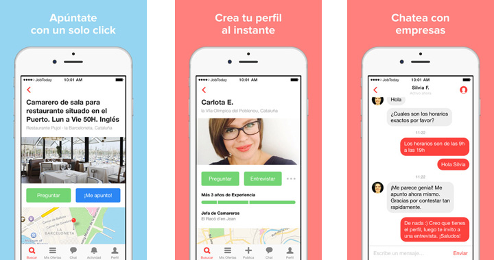 Job Today, una nueva forma de buscar empleo en tan solo un ‘click’