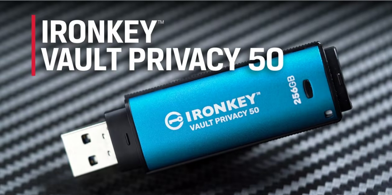 Kingston debuta en el CES 2023 con su nuevo USB Tipo-C, Vault Privacy 50C