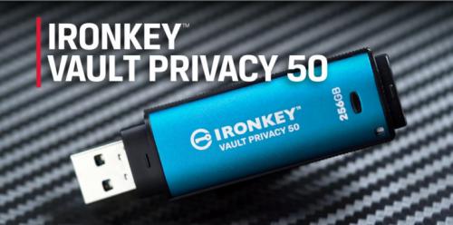 Kingston debuta en el CES 2023 con su nuevo USB Tipo-C, Vault Privacy 50C