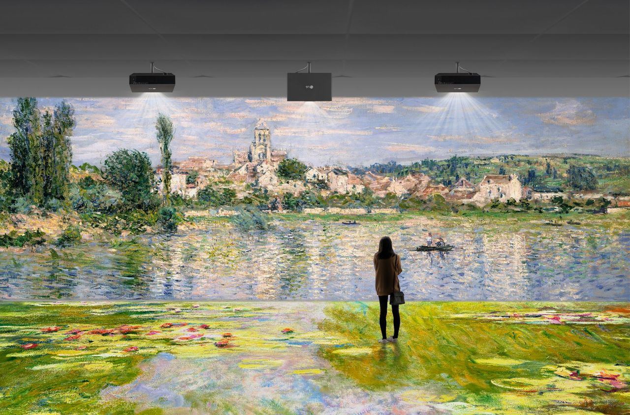 El primer proyector para exposiciones digitales inmersivas de LG ya está disponible