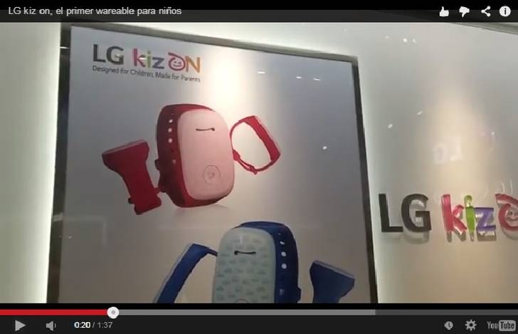 LG Kiz ON, el wareable para niños que tranquiliza a los padres