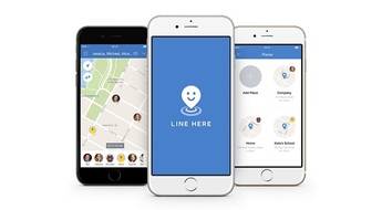 Llega LINE Here, la app para localizar a tus amigos