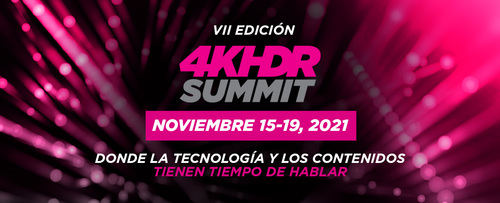 La séptima edición de la 4K Summit arrancará el 15 de noviembre en formato híbrido