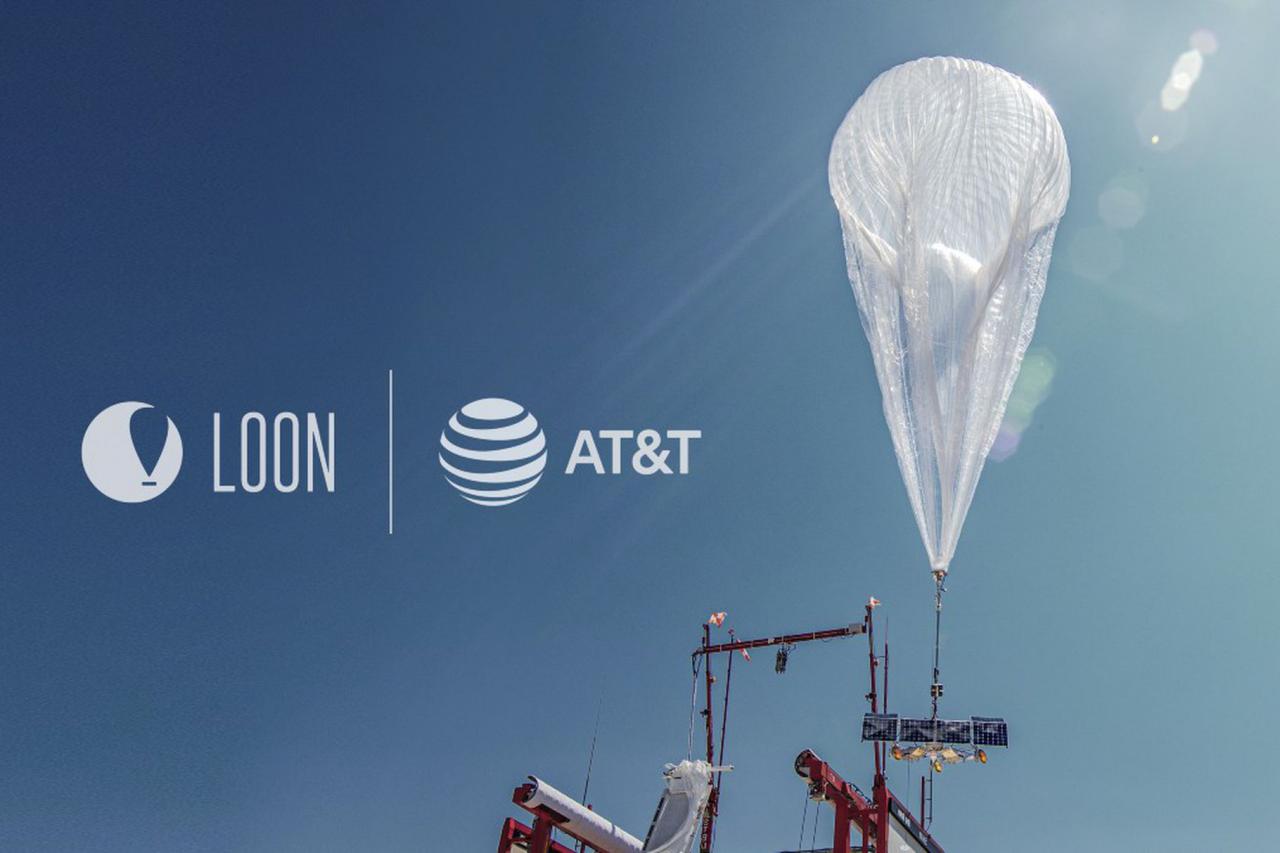 Loon se asocia con AT&T para preparar globos aerostáticos con Internet