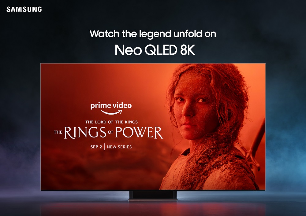 Samsung y Amazon Prime Video ofrecerán contenido exclusivo en 8K de la nueva serie El Señor de los Anillos: Los Anillos del Poder